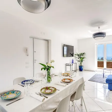Villa Rusinella Minimalist Retreat With Sea Views Massa Lubrense Exterior foto